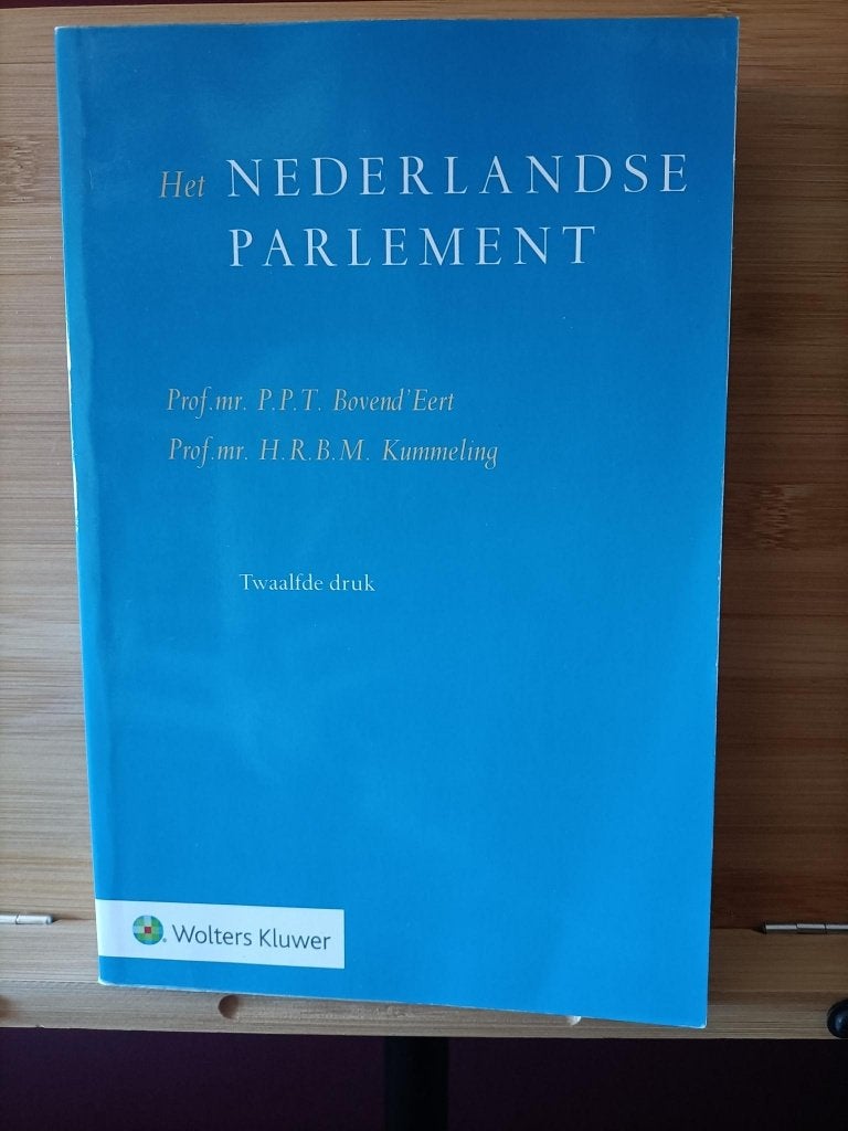 Het Nederlandse Parlement | P.P.T. Bovend'Eert, Boeken, Gelezen, Diverse auteurs, Ophalen of Verzenden, WO