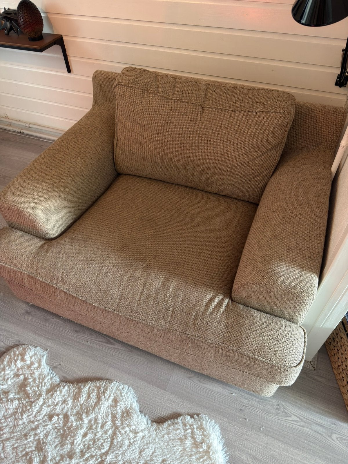 Montel loveseat bruin, Ophalen, Gebruikt, Tweepersoons, 75 tot 100 cm