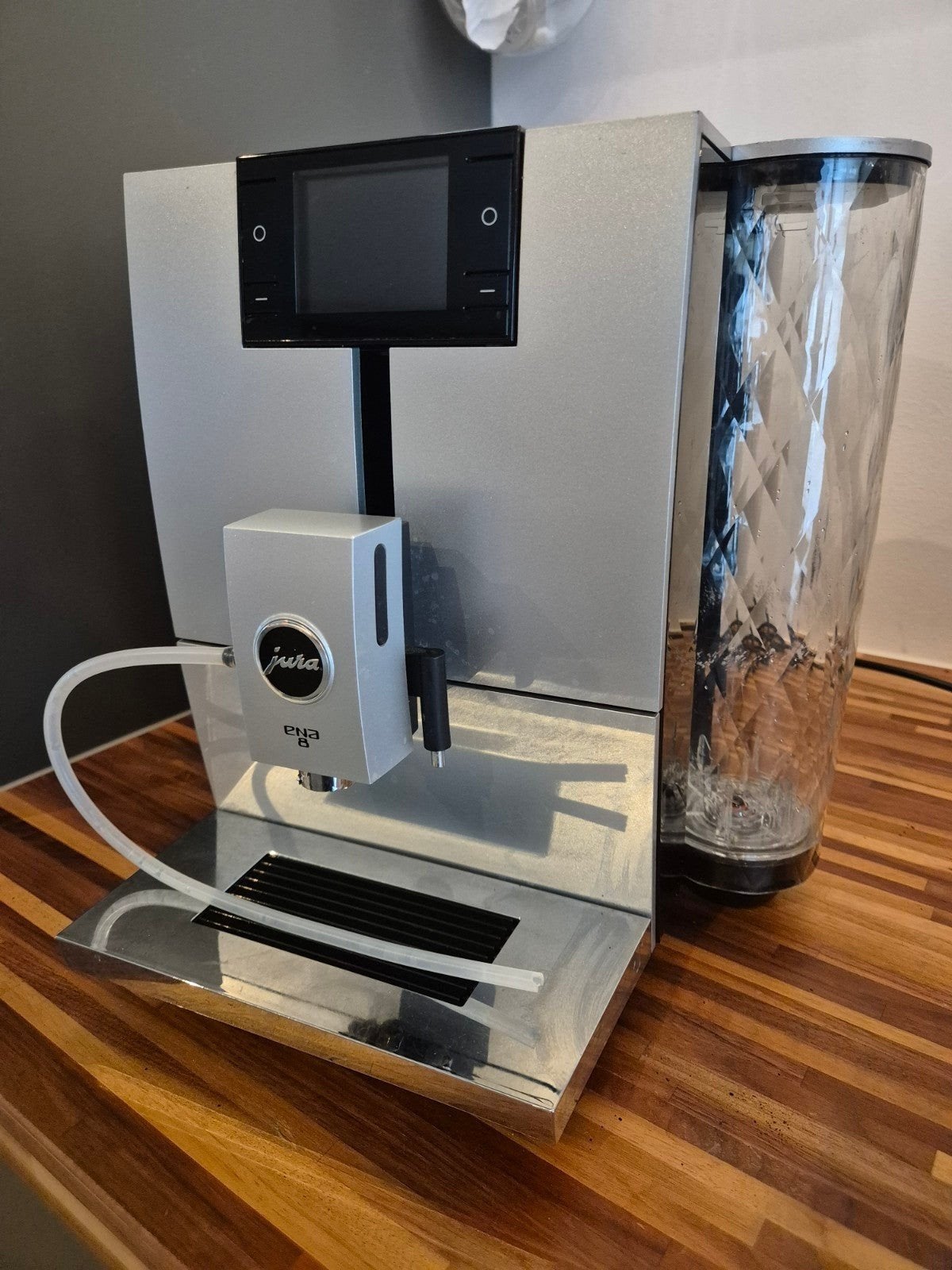 Jura Ena 8, Witgoed en Apparatuur, Ophalen, Refurbished, Koffiemachine
