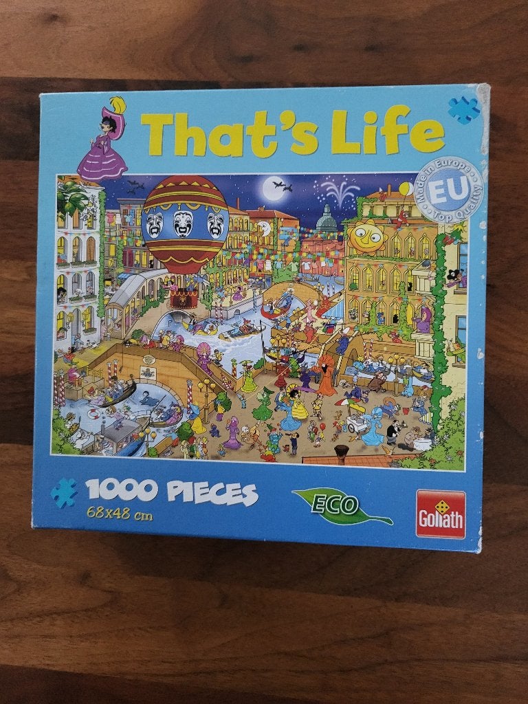 That s life.          Puzzel.         Met luchtballon., Ophalen of Verzenden, 500 t/m 1500 stukjes, Nieuw