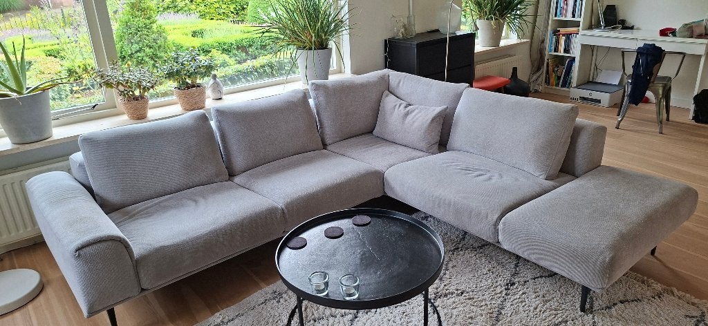 Bankstel, Huis en Inrichting, Banken | Bankstellen, Ophalen, Gebruikt, Hoekbank, 75 tot 100 cm