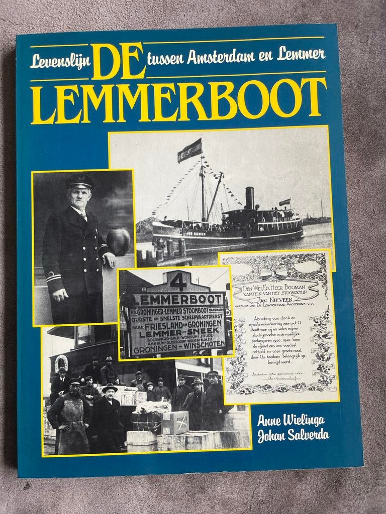 Levenslijn De Lemmerboot tussen Amsterdam en Lemmer, Ophalen of Verzenden, Gelezen