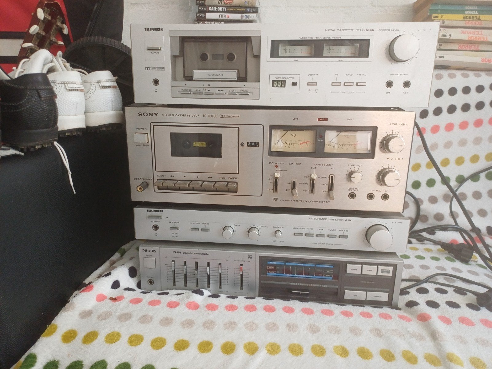 verzameling audioapparatuur  jaren 70 en, Ophalen, Gebruikt, Sony