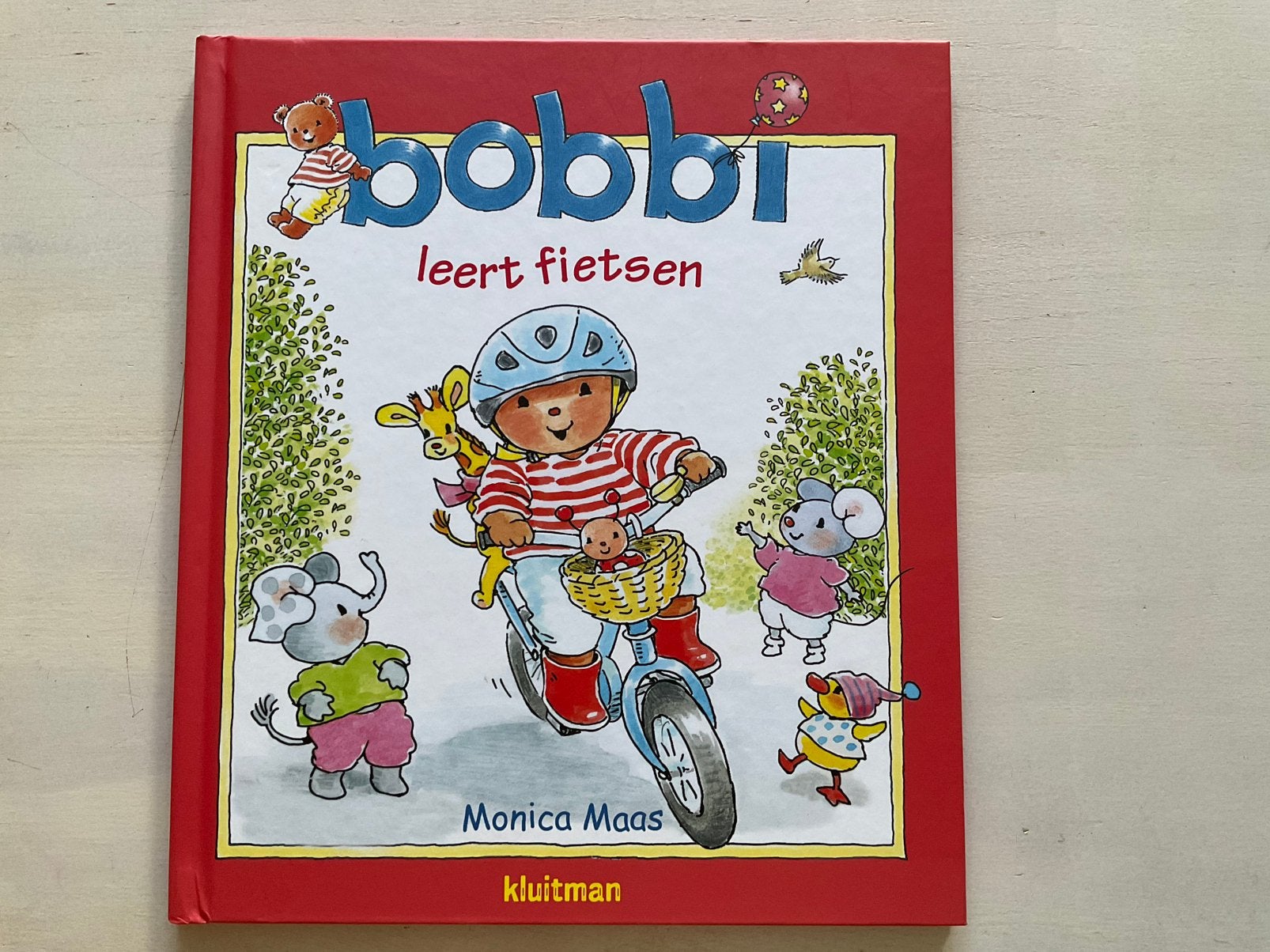 Bobbi leert fietsen, groot formaat boek, Ophalen, Zo goed als nieuw, 3 tot 4 jaar