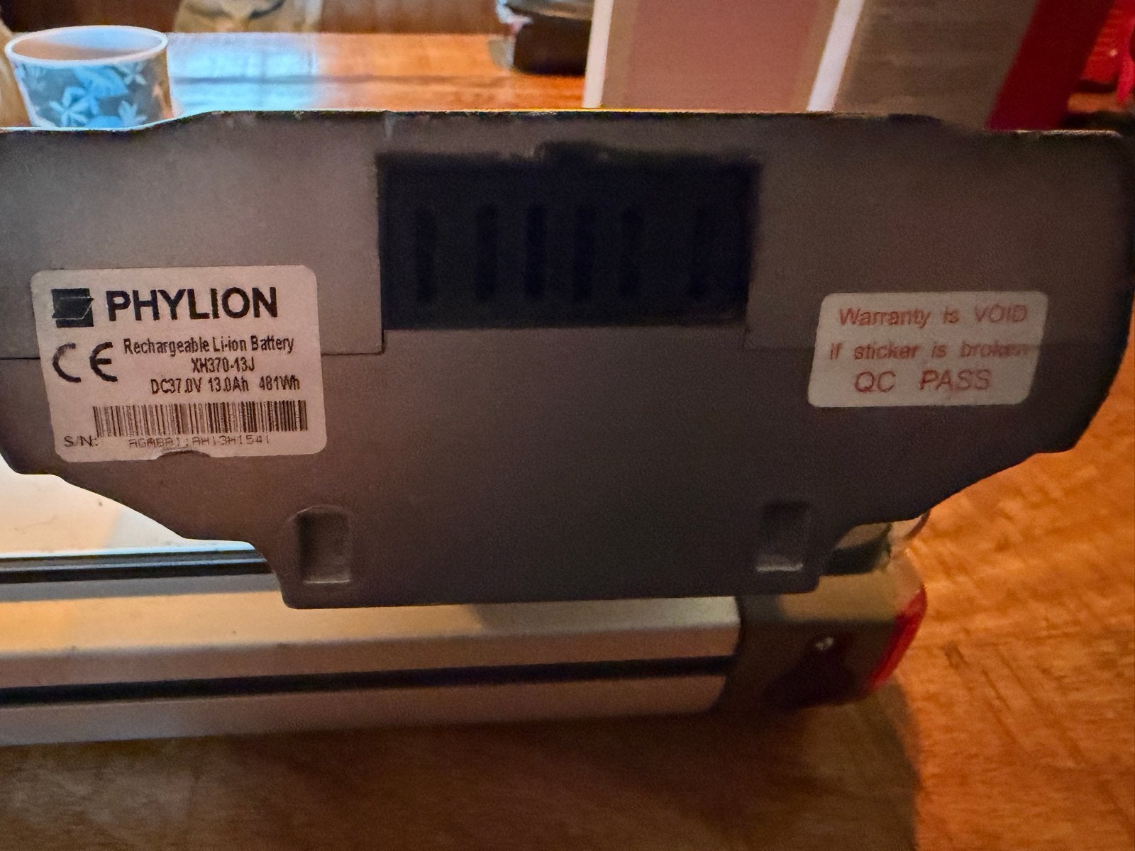 Gazelle Gold Accu en Phylion Accu voor E-bike, Ophalen of Verzenden, Gebruikt