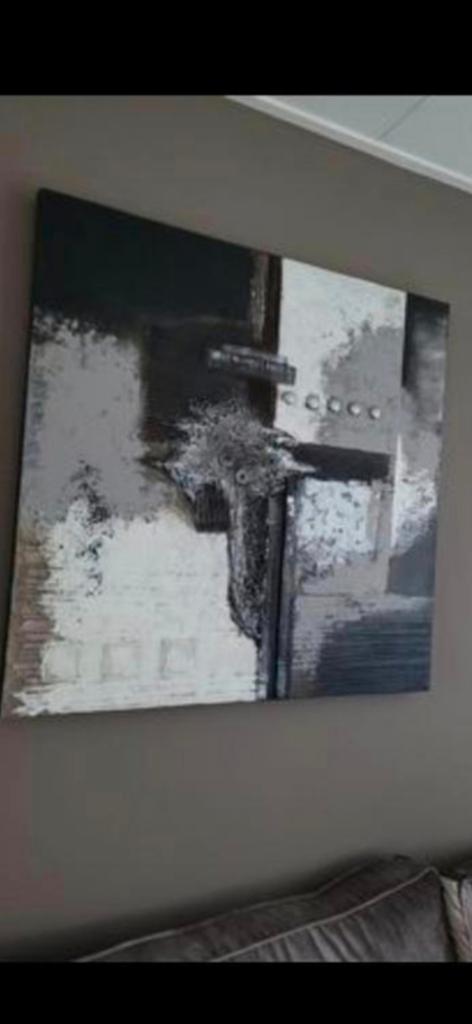 abstract schilderij, Ophalen