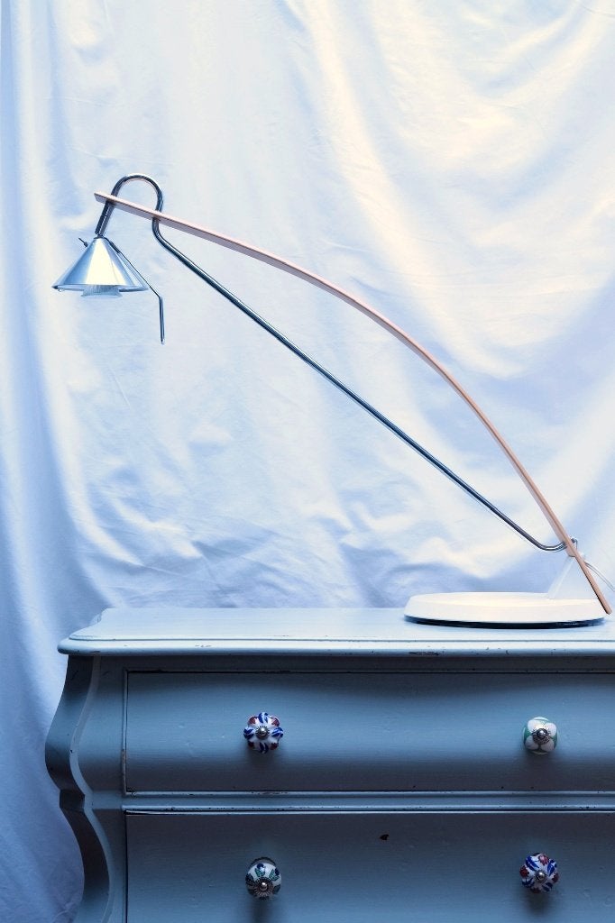 IKEA Prolog tafellamp (B9001) – Tord Björklund, jaren '90, Bureaulamp, Gebruikt, Hout, Ophalen of Verzenden