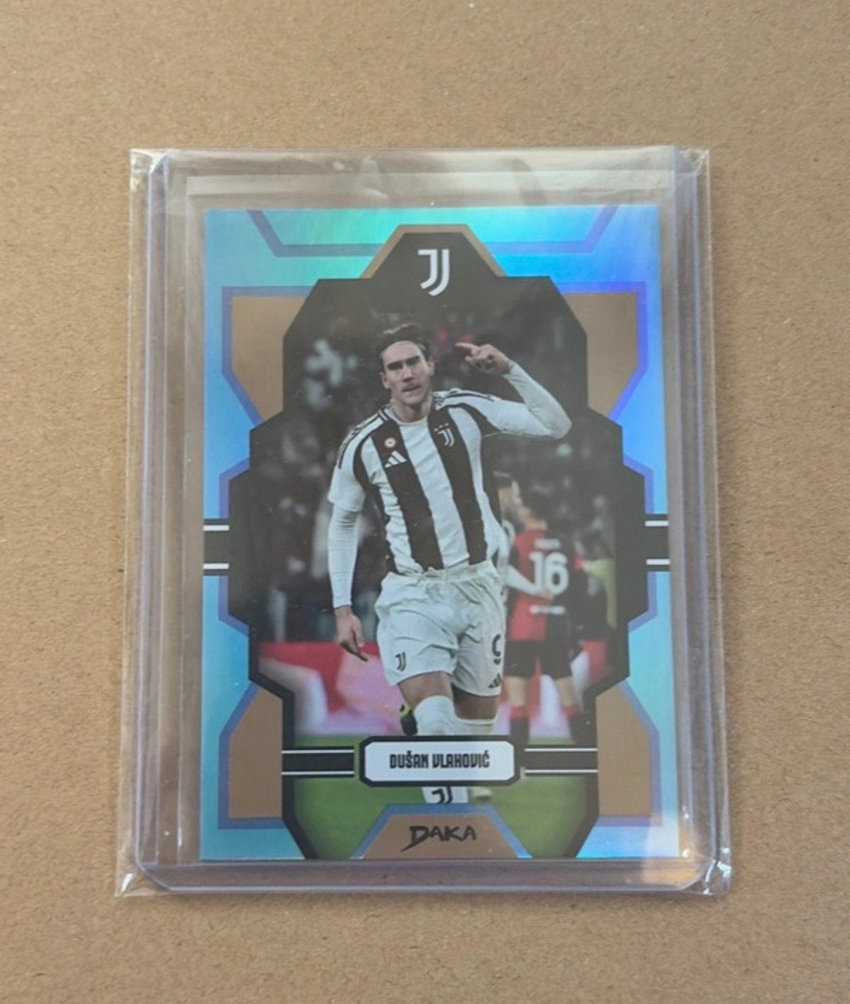 Dusan Vlahovic /99, Ophalen of Verzenden, Zo goed als nieuw, Buitenlandse clubs, Spelerskaart