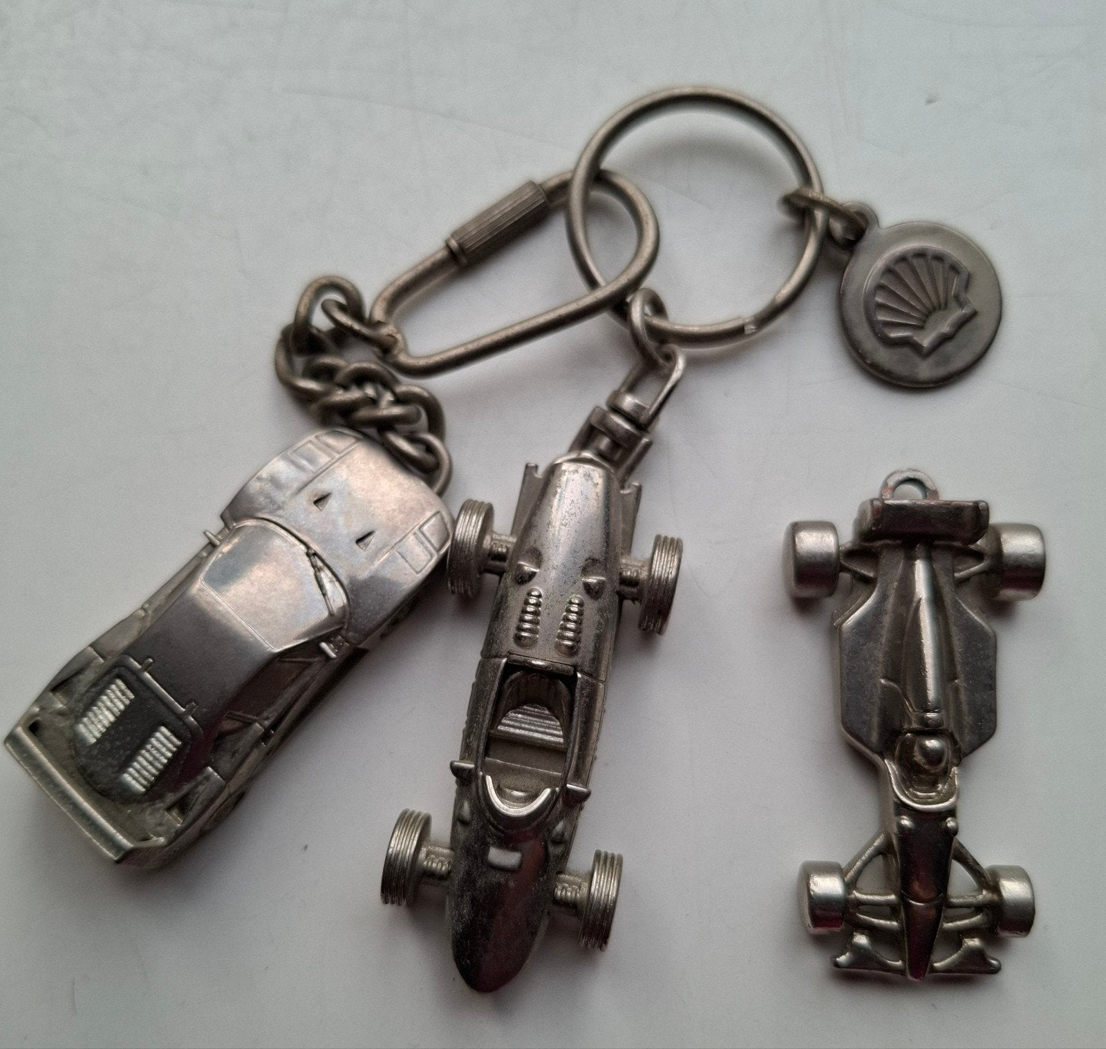 Burago Ferrari F40 , F 156 ,F1 auto's  Shell sleutelhangers, Ophalen of Verzenden, Zo goed als nieuw, Transport