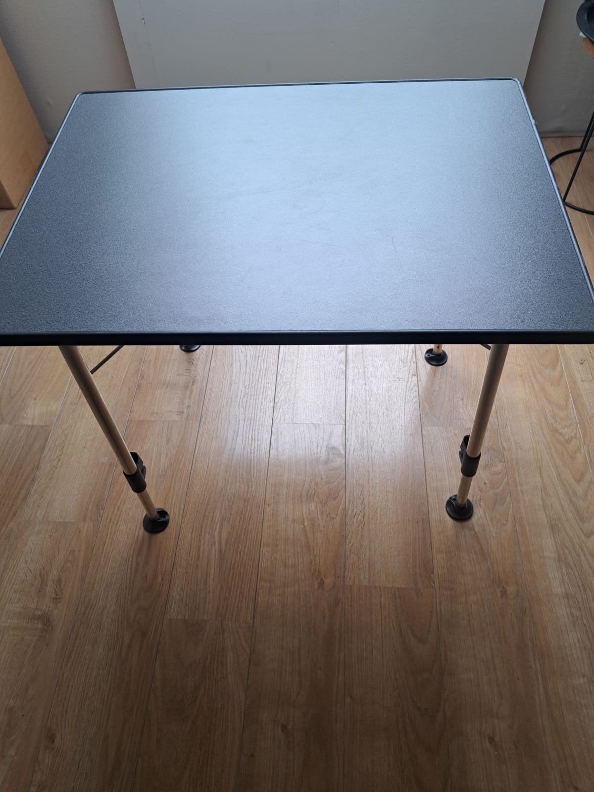 Dukdalf Stabilic 1 Luxe Camping tafel 80x60cm, antraciet, Caravans en Kamperen, Kampeermeubelen, Ophalen, Campingtafel