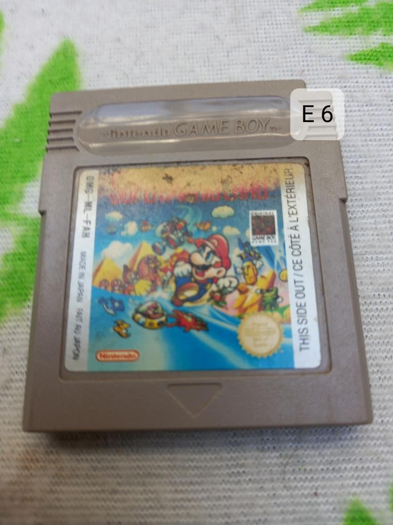 Gameboyspel E1 t/m E6.
Super Marioland., Avontuur en Actie, Gebruikt, 1 speler, Ophalen of Verzenden