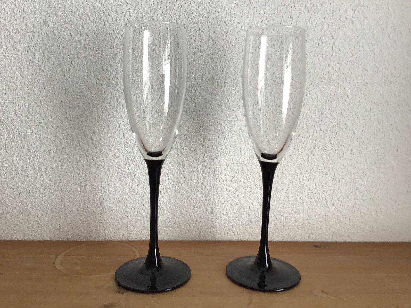 2 Luminarc champagne flutes, prosecco glazen.  Hoog 22 cm., Verzamelen, Glas en Borrelglaasjes, Ophalen of Verzenden, Zo goed als nieuw