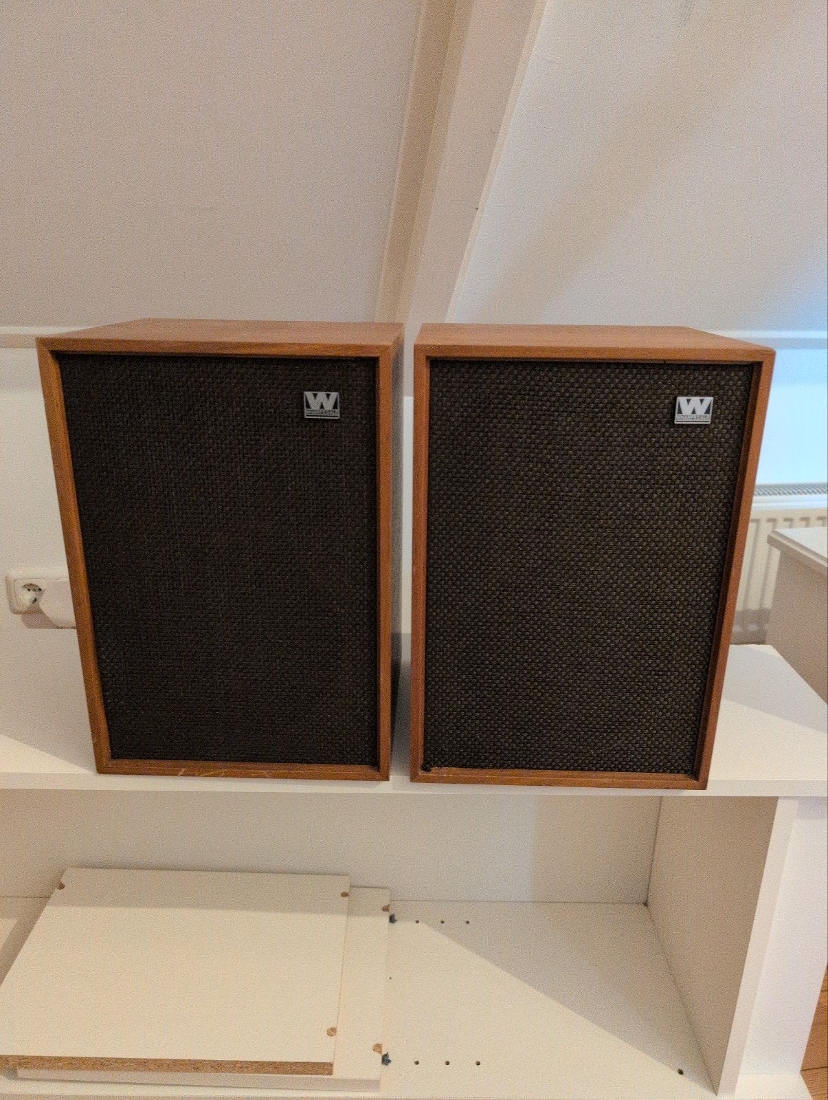 Wharfedale boekenplank speakers, Ophalen of Verzenden, 60 tot 120 watt, Front, Rear of Stereo speakers, Overige merken