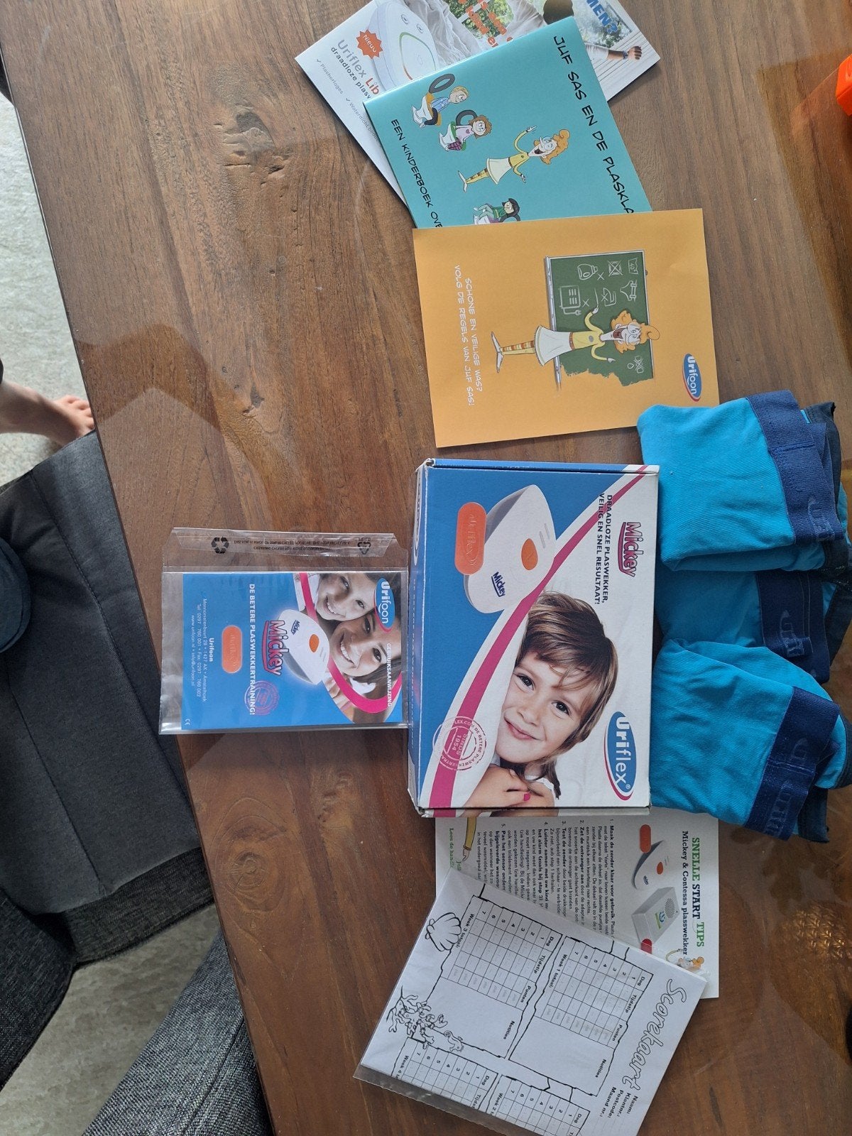 Urinflex Mickey draadloze plaswekker set, Ophalen, Zo goed als nieuw