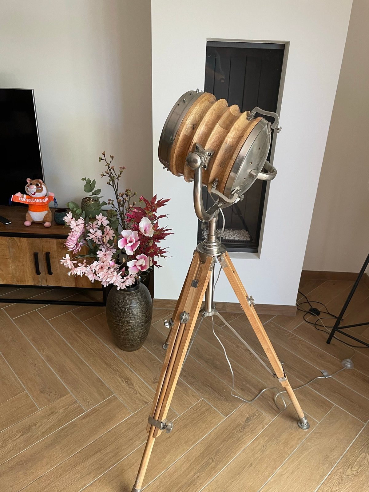 Riviera Maison Hollywood lamp, Ophalen, E27 (groot), Zo goed als nieuw, 150 tot 200 cm