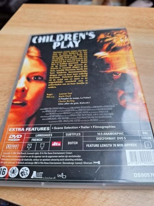 Dvd childrens play h, Vanaf 16 jaar, Ophalen of Verzenden, Zo goed als nieuw, Bovennatuurlijke thriller