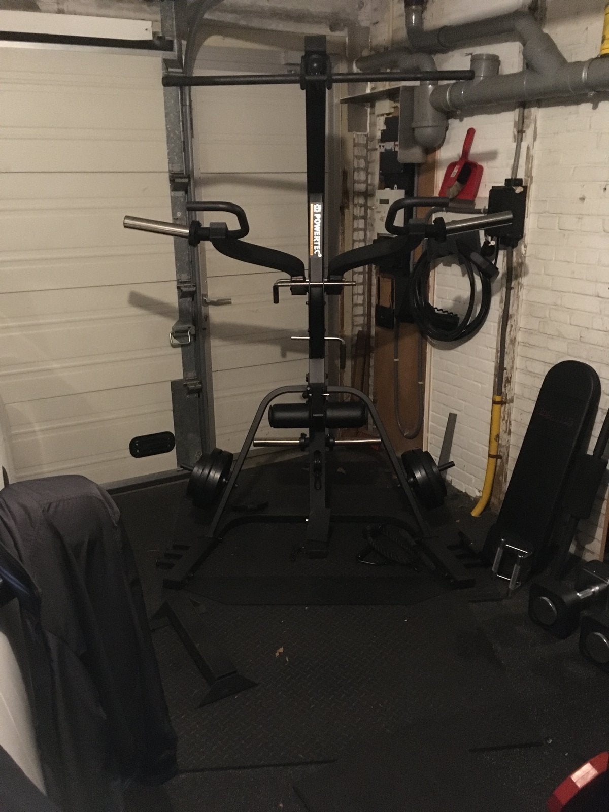 Powertec Levergym WB-LS20, Ophalen, Zo goed als nieuw, Fitnessbank