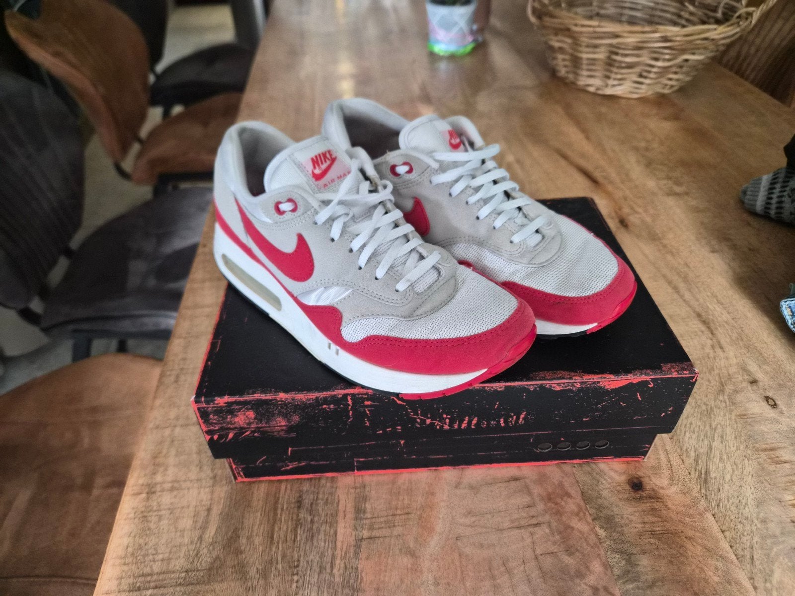 Nike Air Max 1 '86 OG Big Bubble maat 43 (gedragen), Kleding | Heren, Schoenen, Nike air max, Overige kleuren, Ophalen of Verzenden
