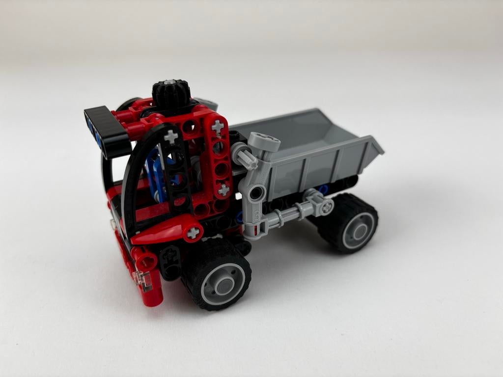 Lego Technic 8065 Vrachtwagen met afzetbak + instructies, Ophalen of Verzenden, Gebruikt, Complete set, Lego