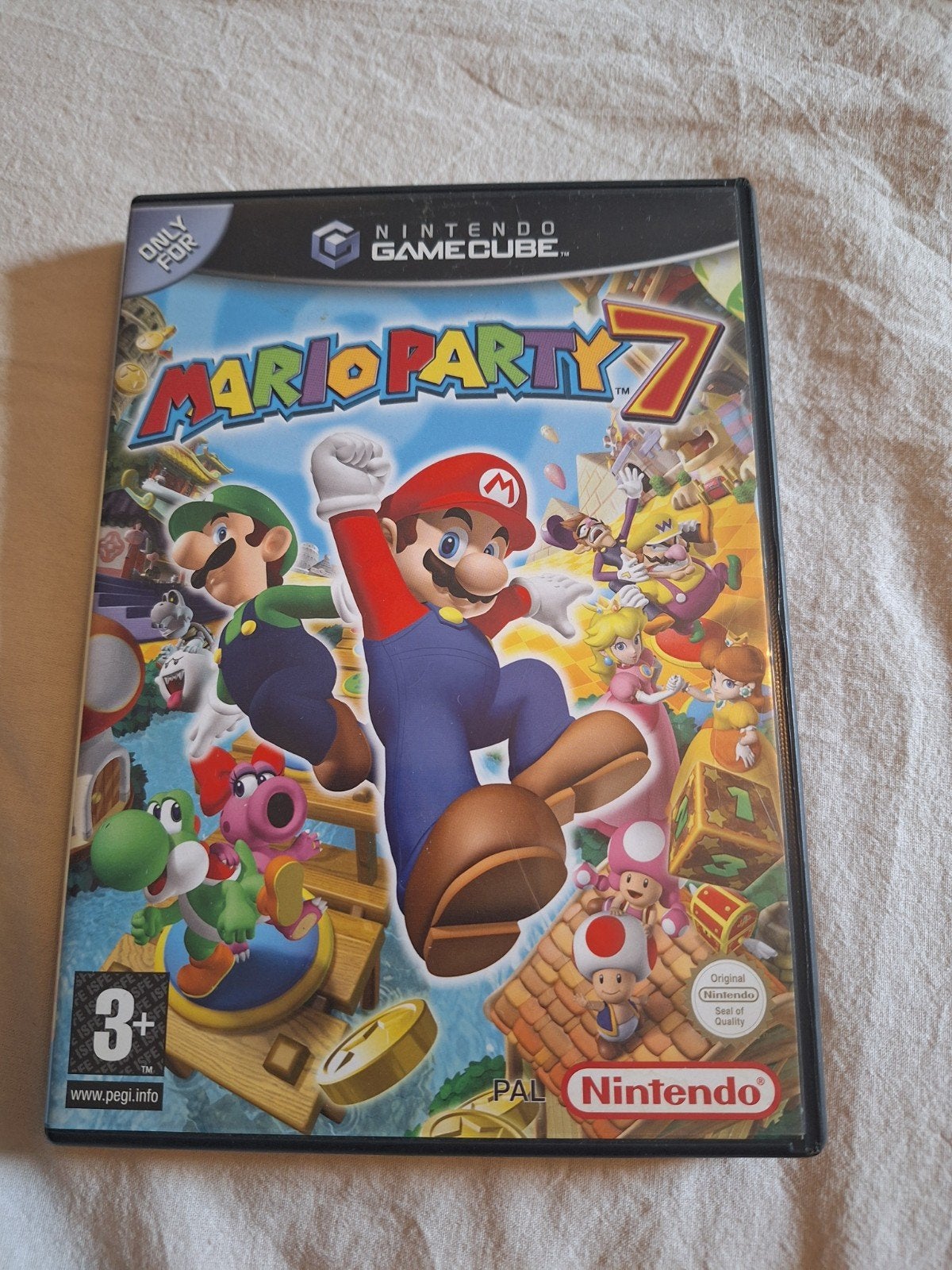 Mario Party 7 - Nintendo GameCube (Compleet met handleiding), 3 spelers of meer, Verzenden, Vanaf 3 jaar