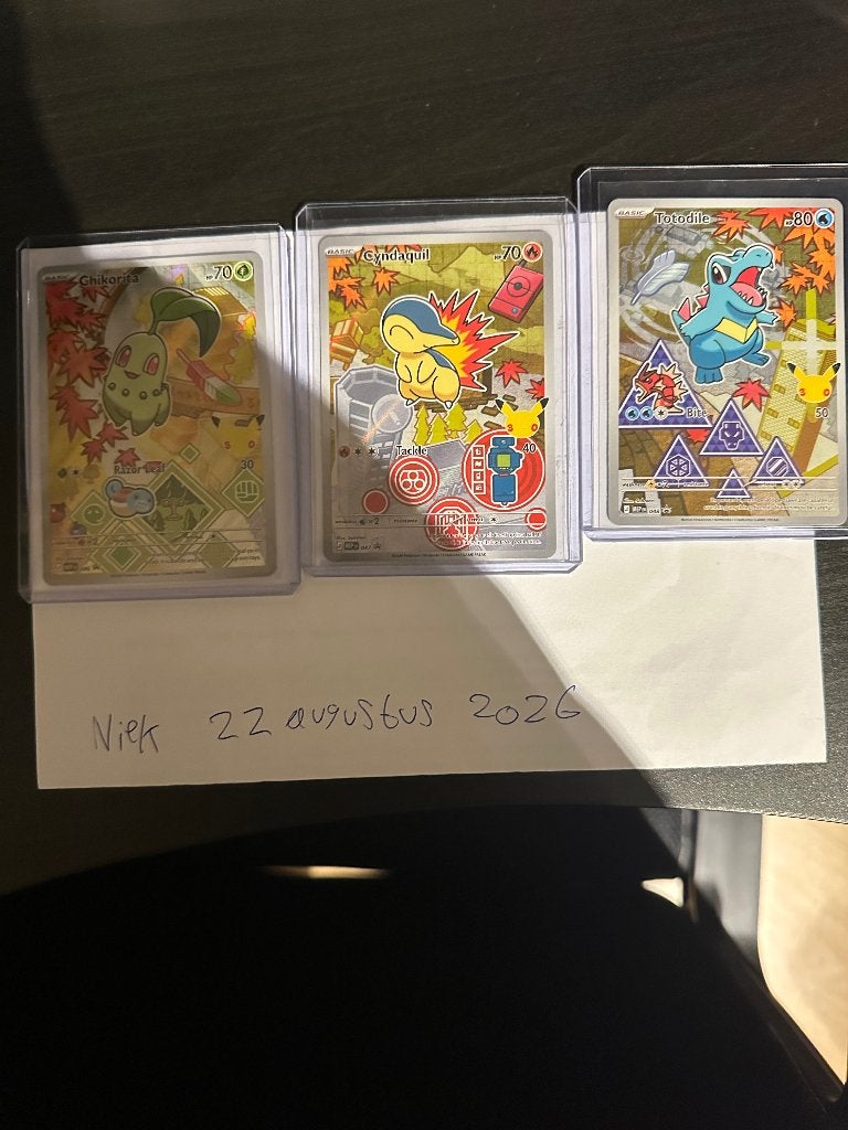 Gen 2 starters first partner, Ophalen of Verzenden, Zo goed als nieuw, Meerdere kaarten, Foil