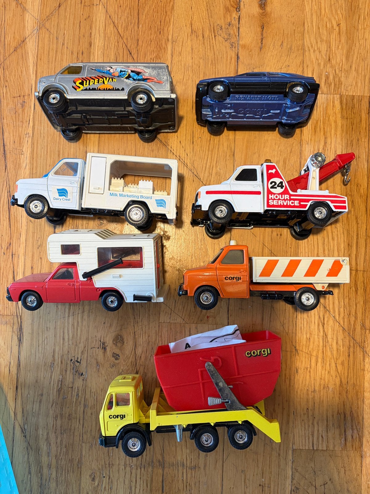 7 x Corgi - laatste groot generatie 1970, Ophalen of Verzenden, Nieuw, Auto, Corgi