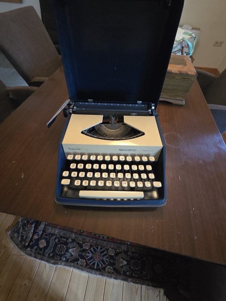 Remington ENVOY III typemachine, Ophalen, Gebruikt
