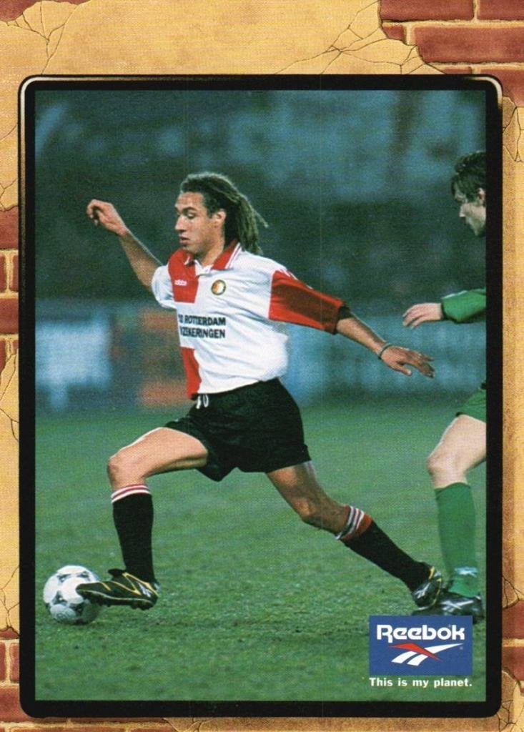 Hendrik Larsson voor Fijenoord 1993, Ophalen, Nieuw, Feyenoord, Poster, Plaatje of Sticker