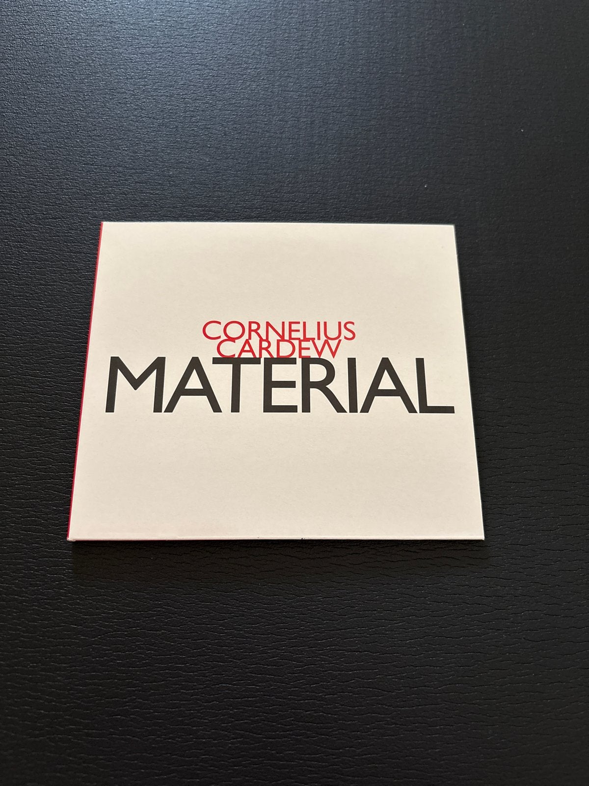Cornelius Cardew - Material CD (2004), Verzenden, Zo goed als nieuw, Album, Inclusief doosje
