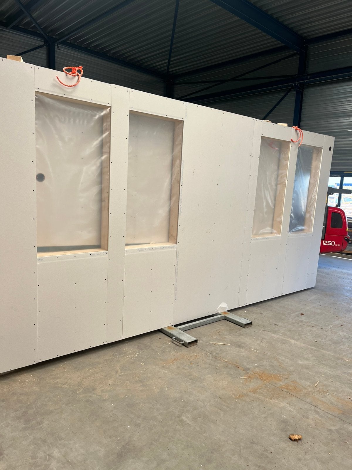 Prefab huis woning wanden, Ophalen, Zo goed als nieuw, Plank, Overige houtsoorten