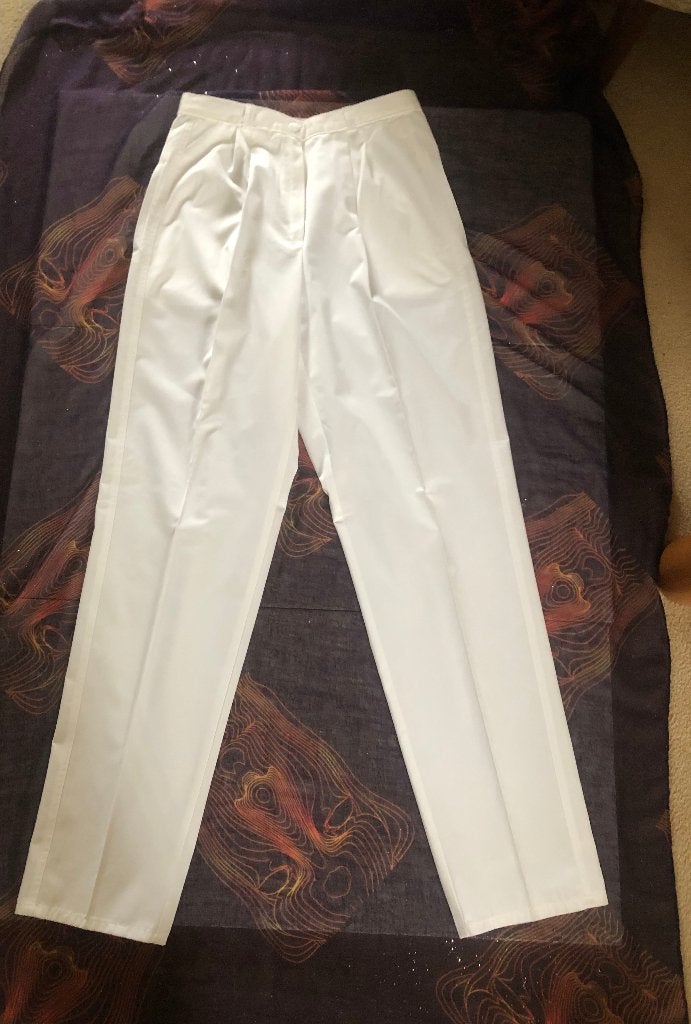 Vintage broek - wit - Cava - S - nieuw, Wit, Nieuw, Ophalen of Verzenden, Maat 36 (S)