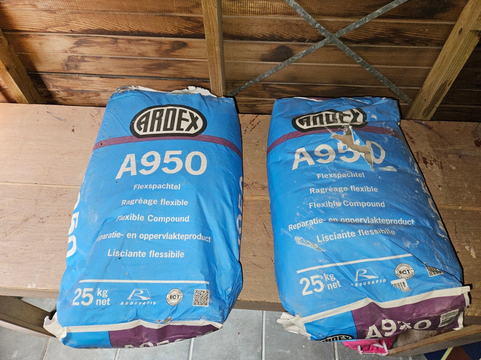 Ardex A950 Flexspachtel - 25 kg zakken, Doe-het-zelf en Verbouw, Ophalen, Nieuw