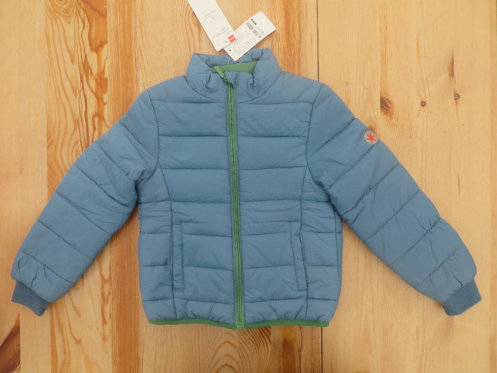 Nieuwe blauwe gewatteerde jas Hema maat 110, Ophalen of Verzenden, Nieuw, Jongen of Meisje, Jas