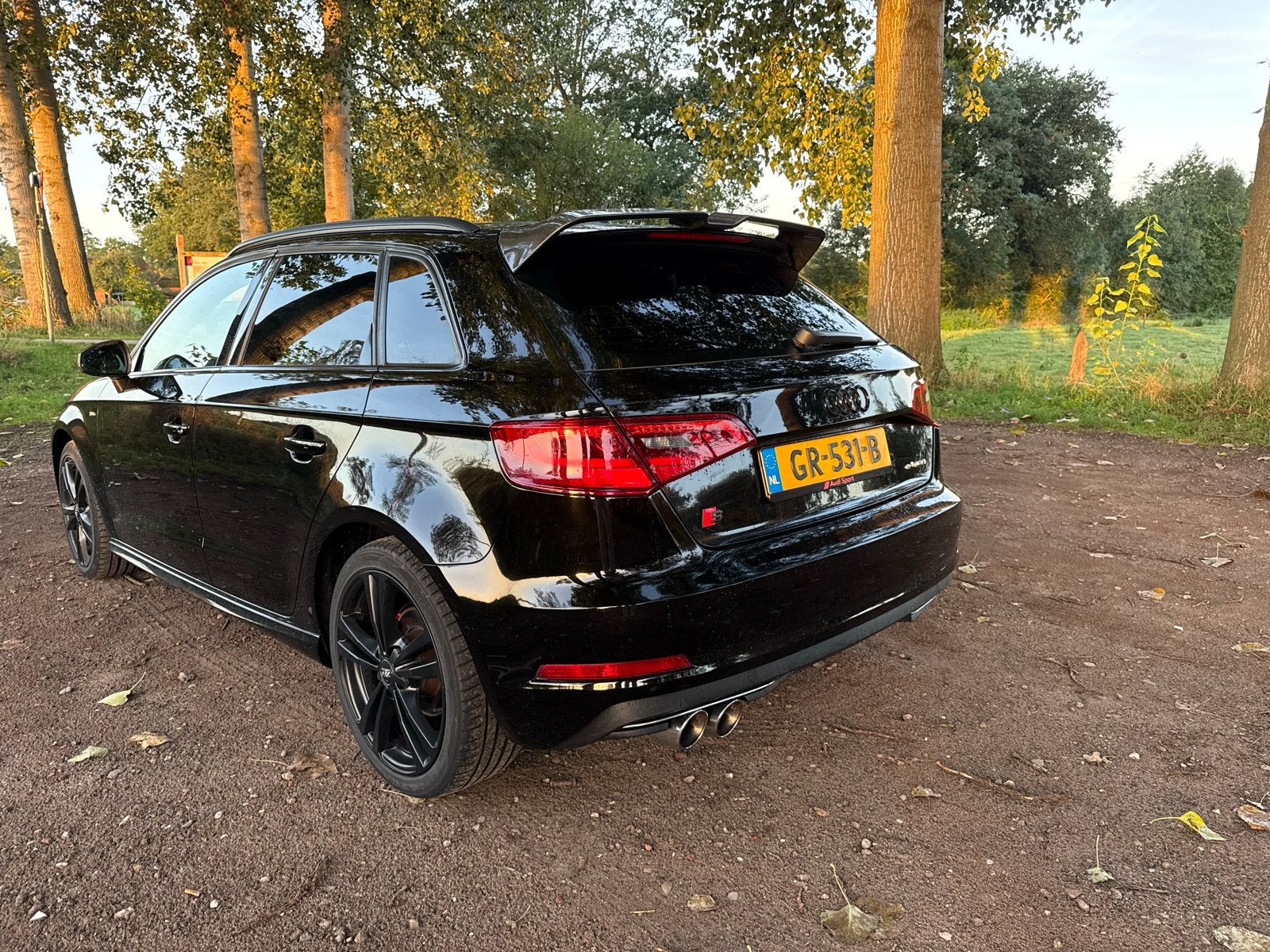 Audi A3 1.4 Tfsi 285pk E-tron Phev S Tronic 2015 Zwart, Auto's, 4 cilinders, Zwart, 1395 cc, 149 pk