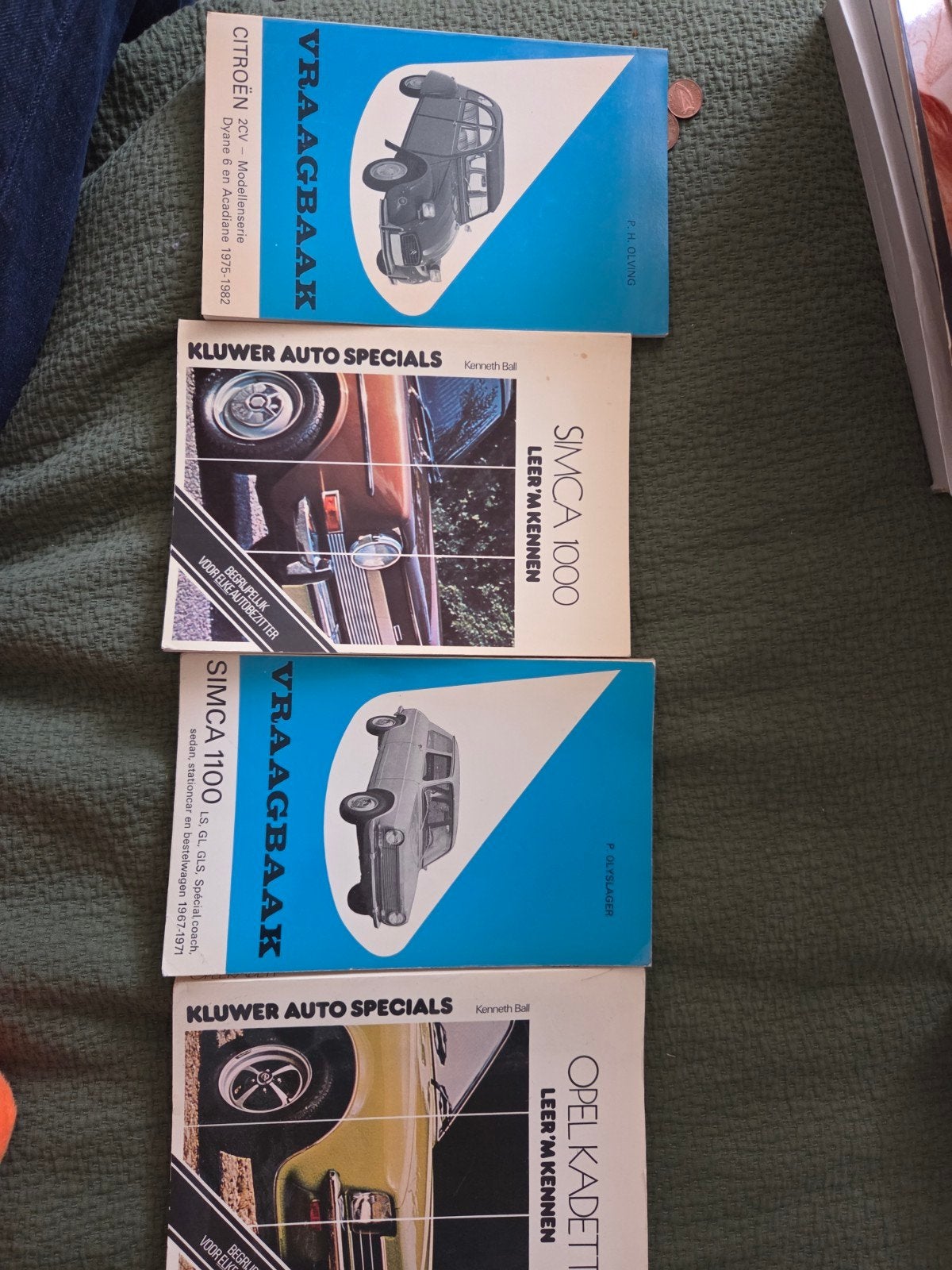 Vraagbaak / Leer'm Kennen boeken voor auto's (4 stuks), Ophalen of Verzenden, Gelezen, Citroën, P. Olyslager, Kenneth Ball, P. H. Olving
