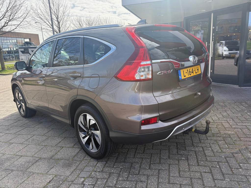 Honda CR-V 2.0 4WD Executive | Navi | Camera | Trekhaak | 10, Auto's, Gebruikt, 4 cilinders, Bruin, Leder