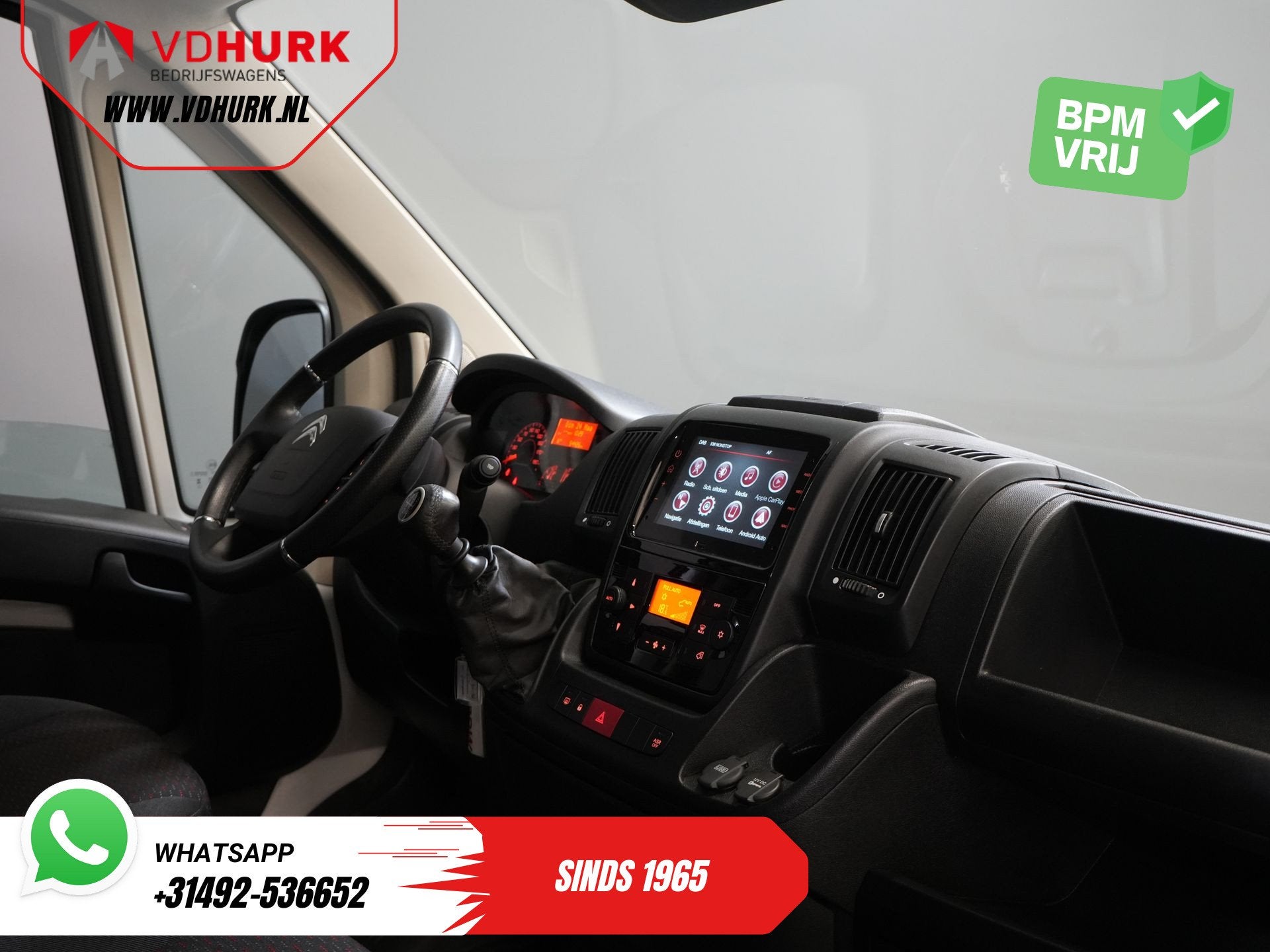 Citroën Jumper 2.2 HDI L2H2 Carplay/ Navi/ Climate/ Cruise/, Auto's, Bestelauto's, Voorwielaandrijving, Stof, Gebruikt, 4 cilinders