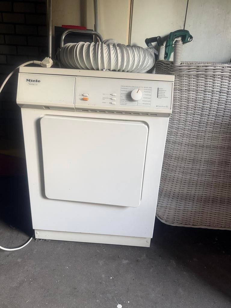 Miele Sinocco Luchtafvoer Wasdroger - Goede Staat, 6 tot 8 kg, Gebruikt, Luchtafvoer, Ophalen of Verzenden