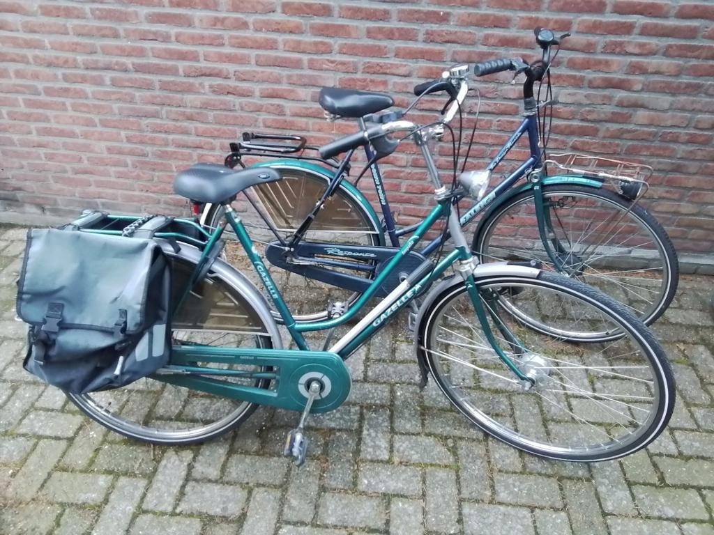 2keer damesfiets gazelle en raleigh alle bij rijden nog goed, Gebruikt, Versnellingen, Ophalen of Verzenden, Gazelle