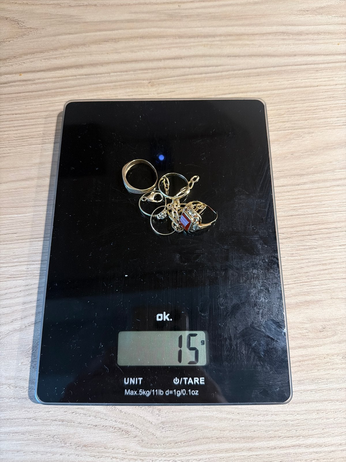 15 gram 14 karaat sloopgoud, Ophalen of Verzenden, Gebruikt, Goud
