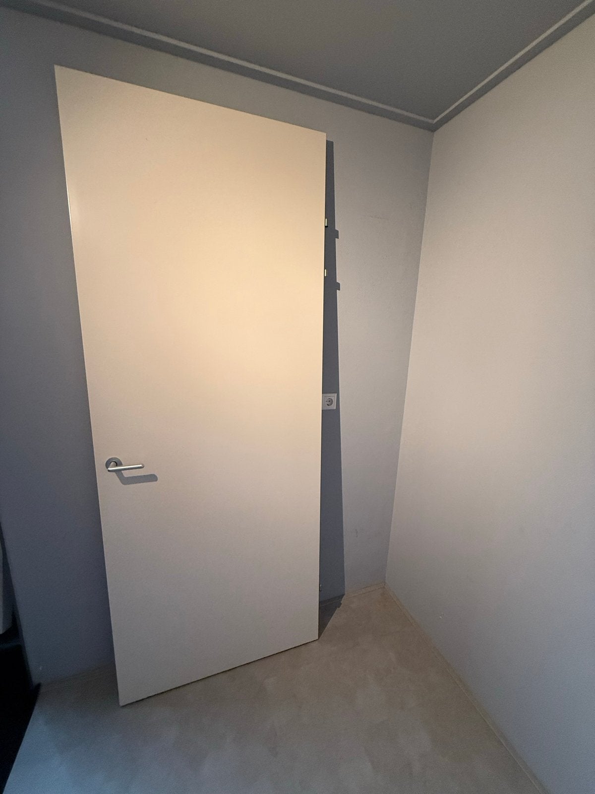 Svedex opdekdeur 231.5x88 RAL9001, Ophalen, Gebruikt, 80 tot 100 cm, 215 cm of meer