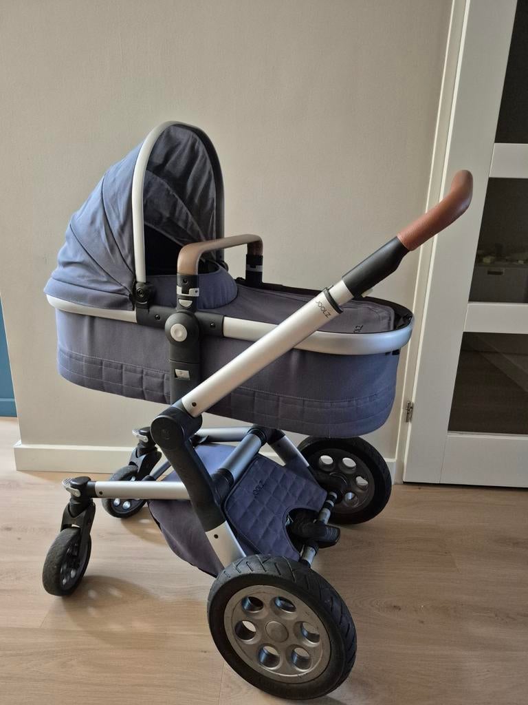 Kinderwagen Joolz Day 1 kleur Elephant Grey + Accessoires, Gebruikt, Verstelbare duwstang, Ophalen, Kinderwagen