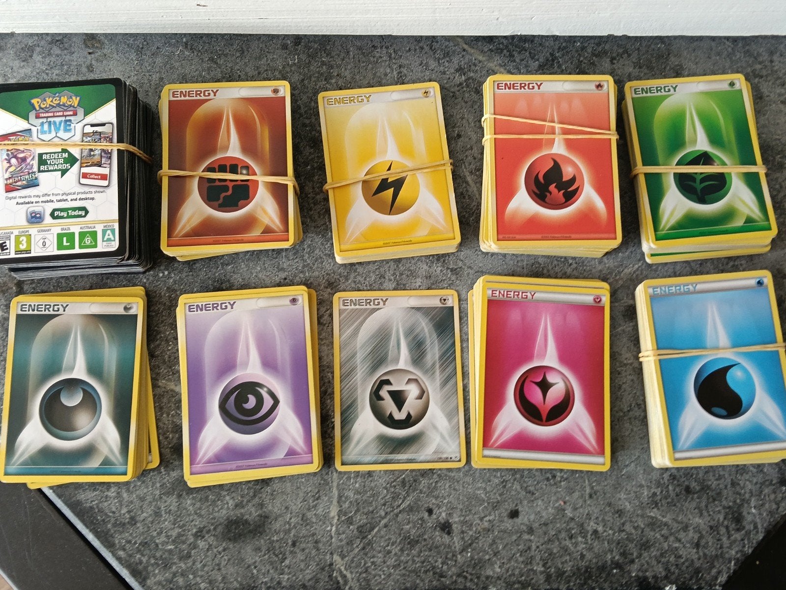 Pokemon energie en code kaarten, Ophalen of Verzenden, Meerdere kaarten