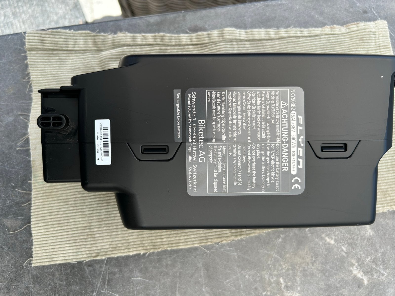 Flyer C-serie E-bike met lage instap en nieuwe accu, Zo goed als nieuw, Minder dan 47 cm, 50 km per accu of meer, Ophalen