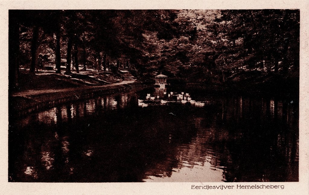 Oosterbeek – Eendjesvijver Hemelscheberg., Ophalen of Verzenden, 1920 tot 1940, Ongelopen, Gelderland