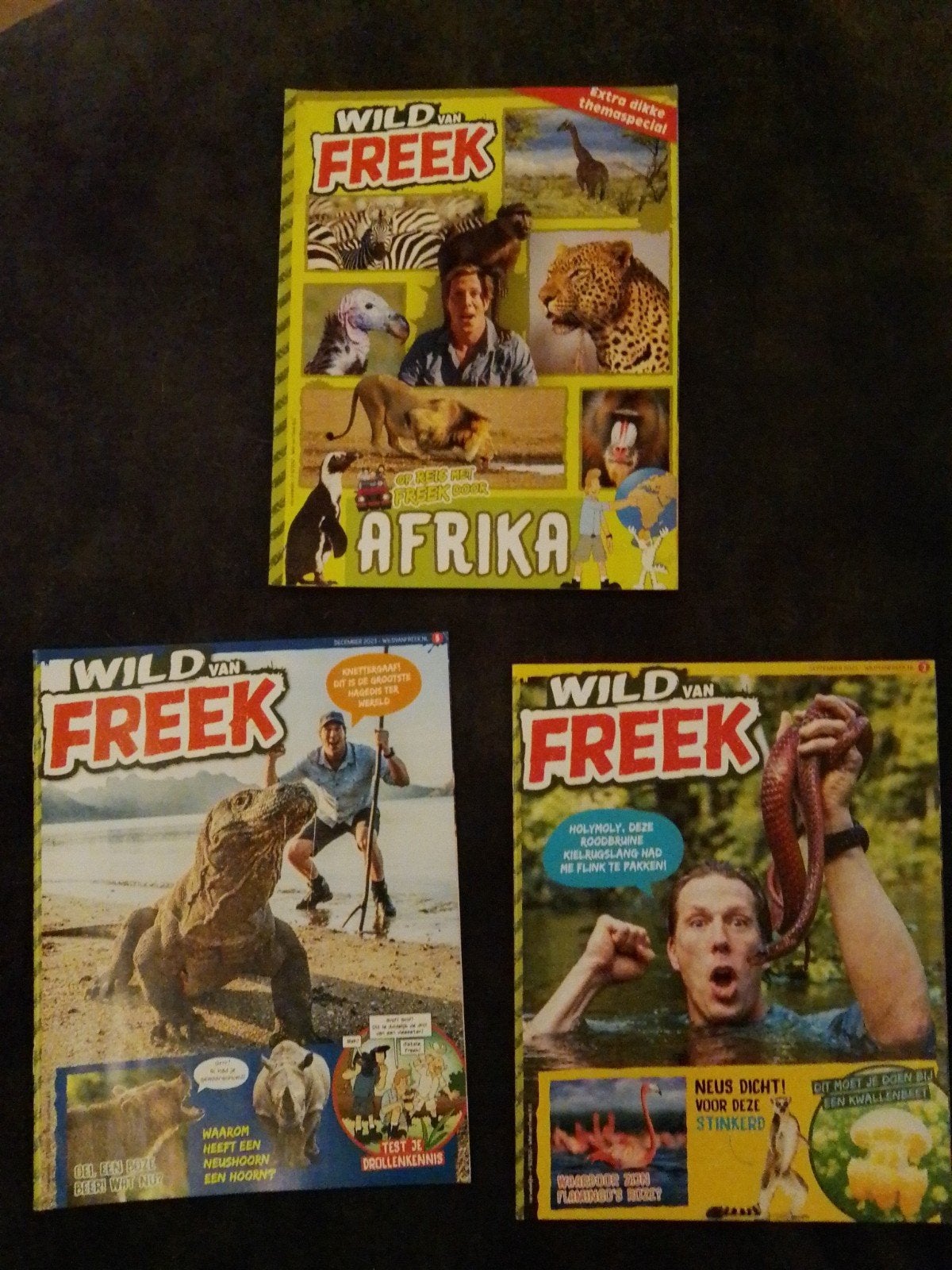 3 wild van Freek nummers 2023, Boeken, Gelezen, Freek Vonk, Europa, Ophalen of Verzenden
