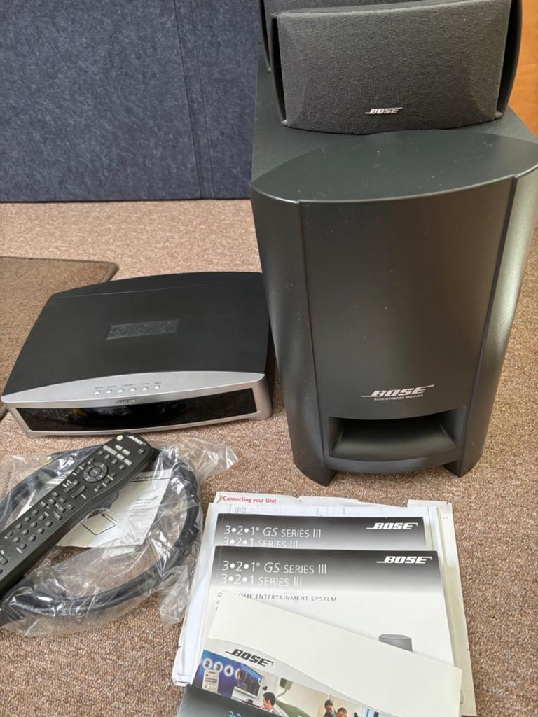 Bose 3-2-1 GS Series III Home Entertainment System, 2.1-systeem, Zo goed als nieuw, Dvd-speler, Ophalen