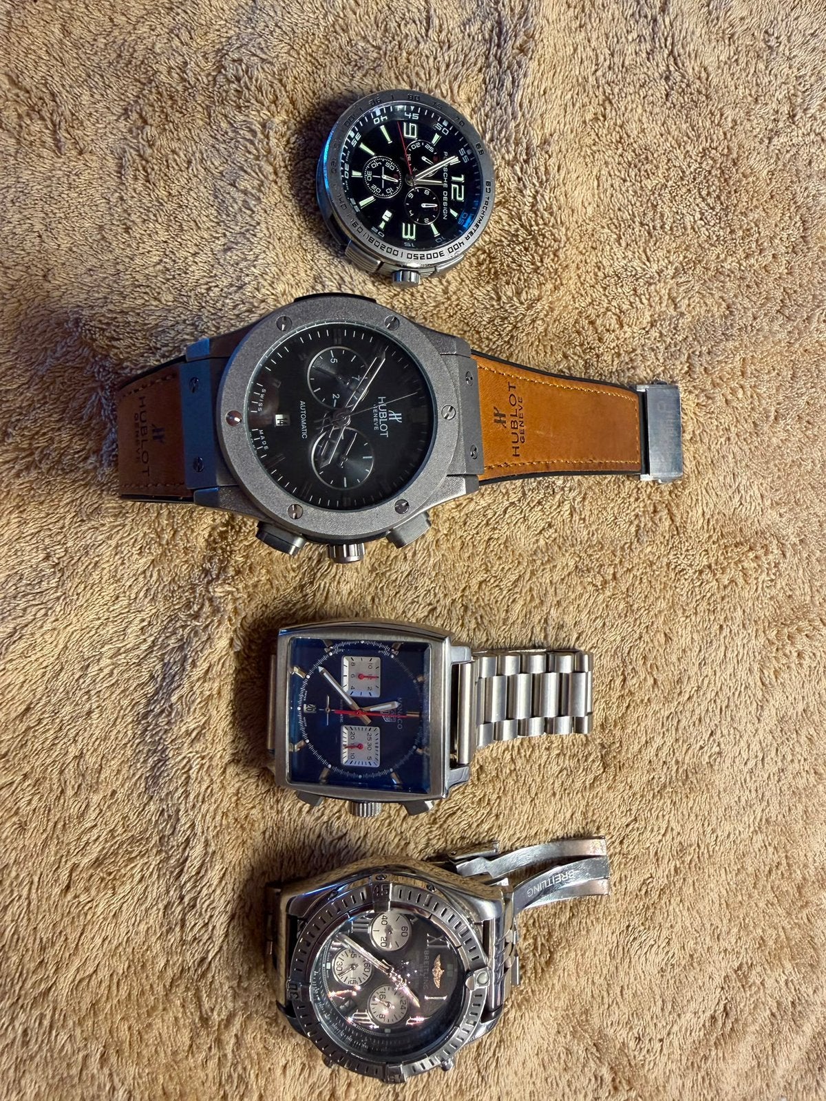 Hublot , Breitling , Tag Heuer Automaat, Ophalen of Verzenden, Zo goed als nieuw, Staal, TAG Heuer