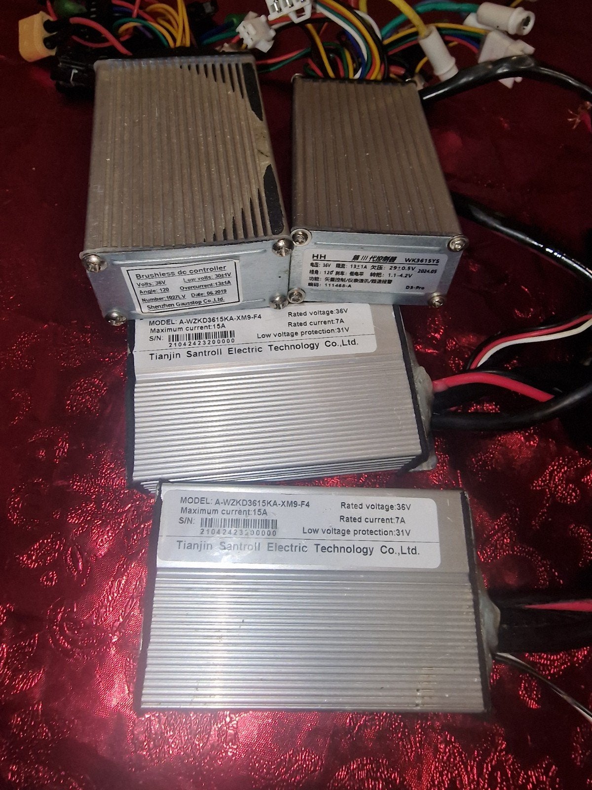 4 controllers 36V, Gebruikt