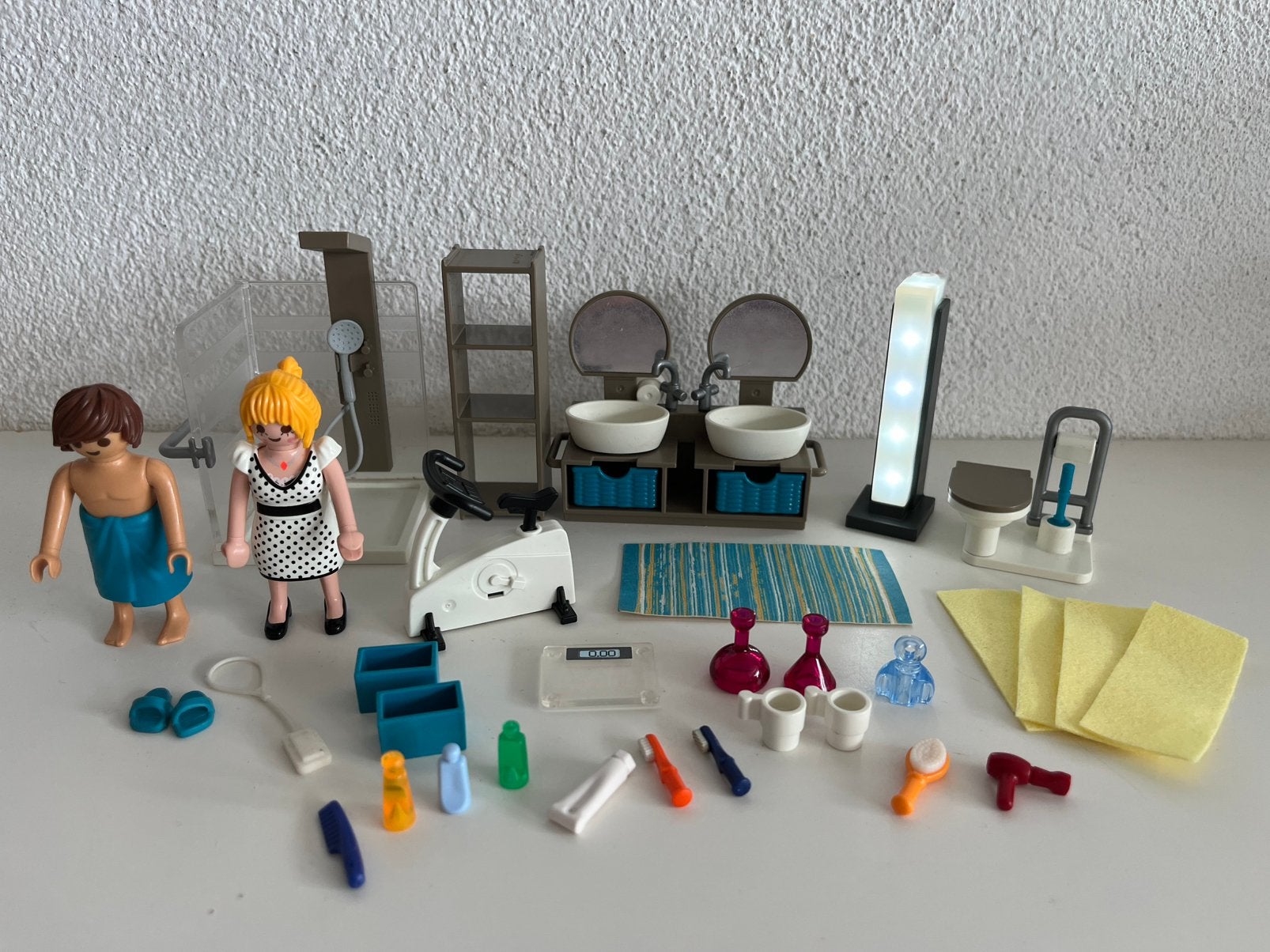 Playmobil badkamer 9268, Ophalen of Verzenden, Zo goed als nieuw, Complete set